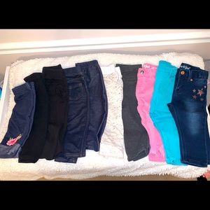 Baby girl pants lot